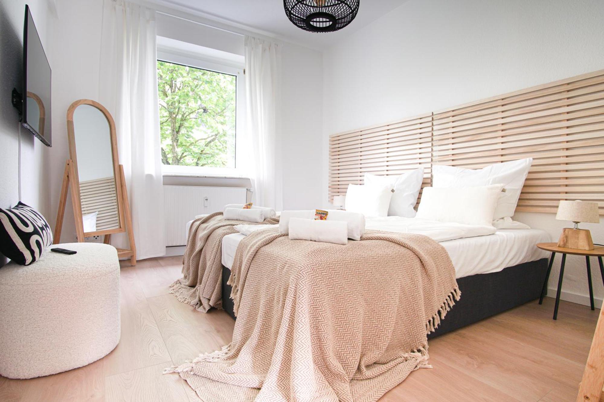 Homefy Balcony Apartment - Up To 4 People - Close To Fair - Free Parking Essen Buitenkant foto